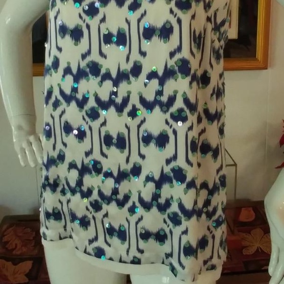 AILA BLUE Tops - AILA BLUE Sequin top NWT